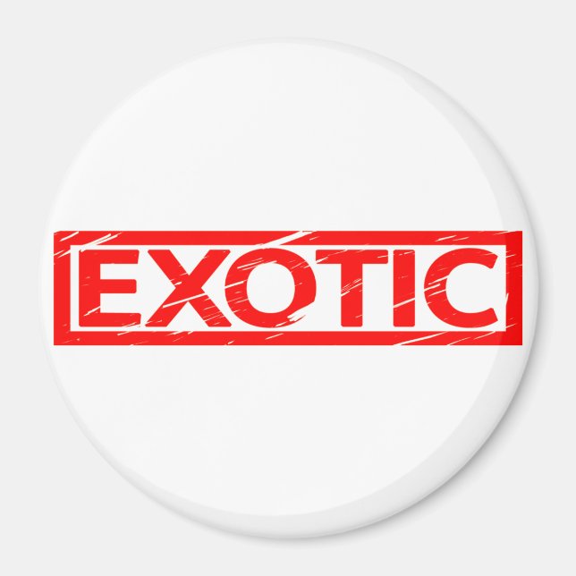 Íman Carimbo Exótico (Frente)