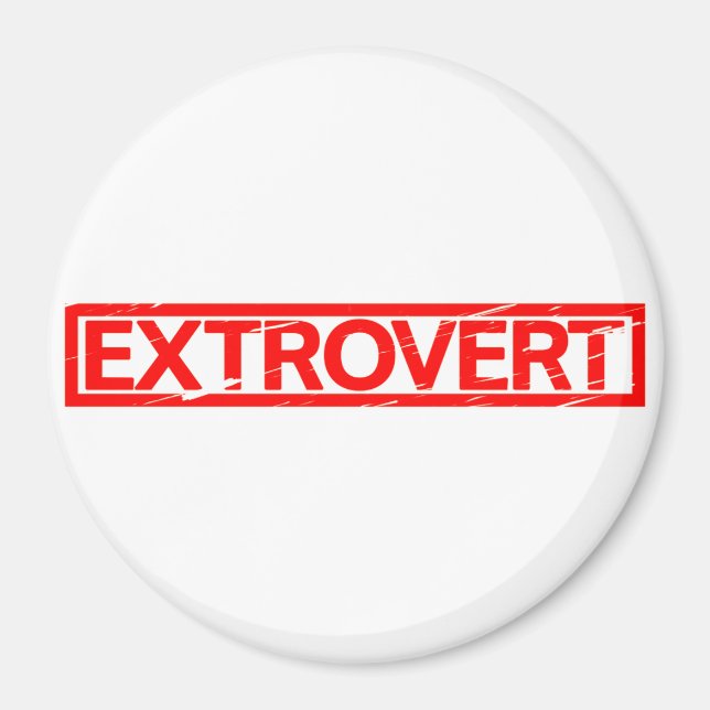 Íman Carimbo Extrovertido (Frente)