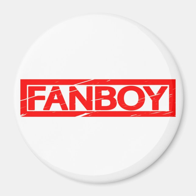 Íman Carimbo Fanboy (Frente)