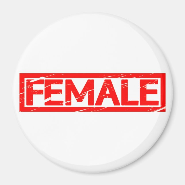 Íman Carimbo feminino (Frente)
