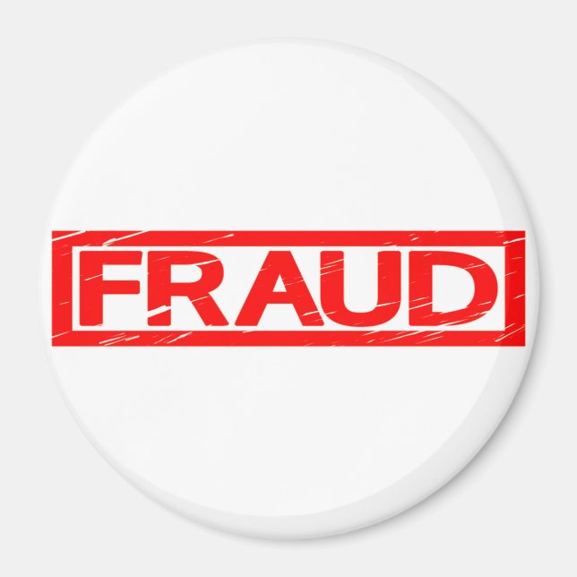 Íman Carimbo Fraude (Frente)