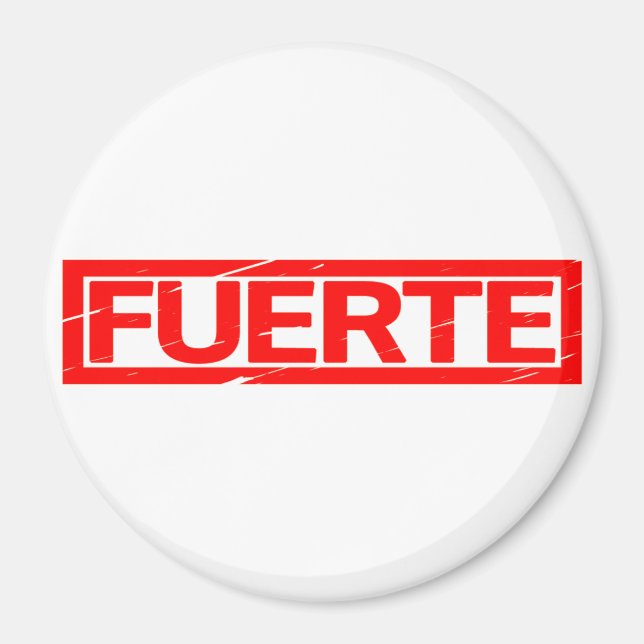 Íman Carimbo Fuerte (Frente)