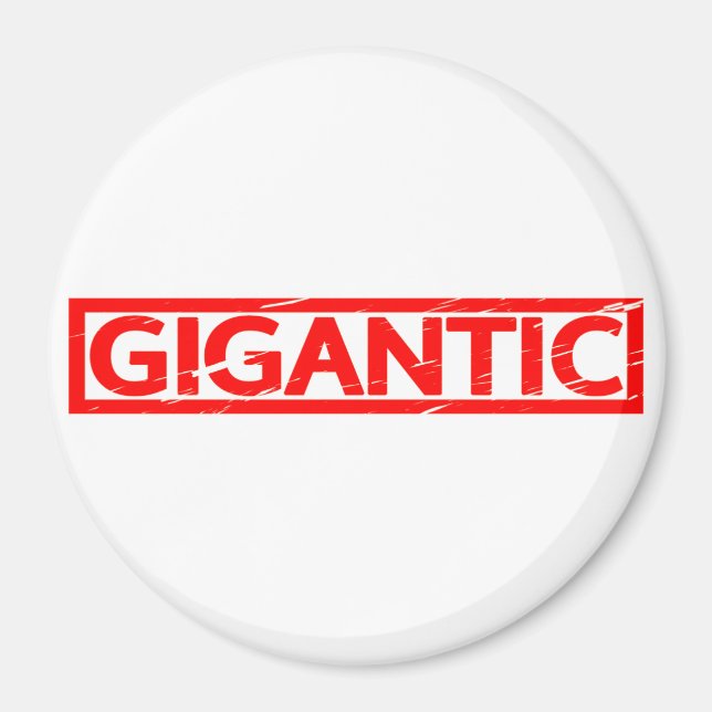 Íman Carimbo Gigante (Frente)