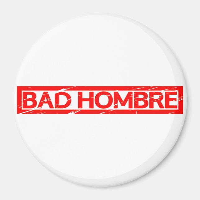 Íman Carimbo Hombre Mau (Frente)