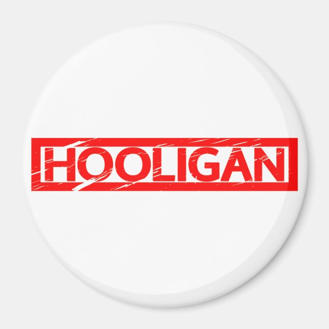 Íman Carimbo Hooligan (Frente)