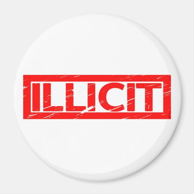 Íman Carimbo Ilícito (Frente)