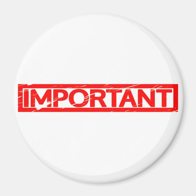Íman Carimbo importante (Frente)