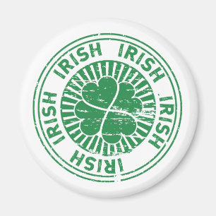 Íman Carimbo irlandês Shamrock