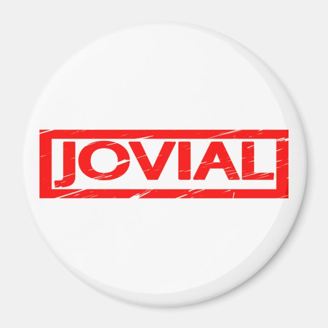 Íman Carimbo Jovial (Frente)