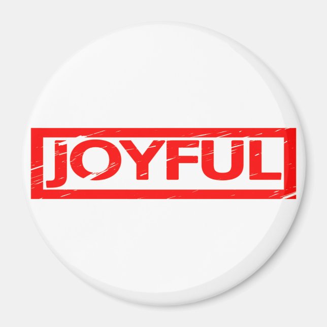 Íman Carimbo Joyful (Frente)