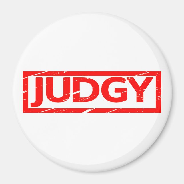 Íman Carimbo Judgy (Frente)