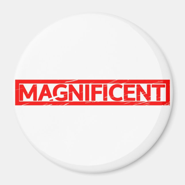 Íman Carimbo magnífico (Frente)