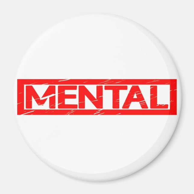 Íman Carimbo Mental (Frente)