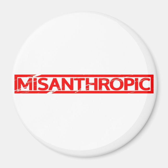 Íman Carimbo Misantrópico (Frente)