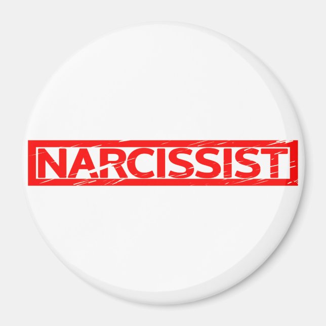 Íman Carimbo Narcisista (Frente)