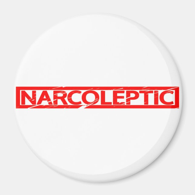 Íman Carimbo Narcoléptico (Frente)