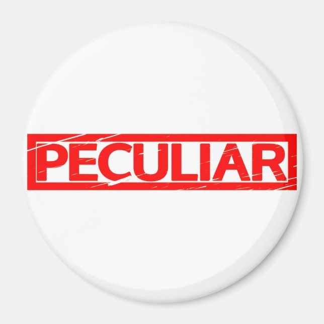 Íman Carimbo Peculiar (Frente)