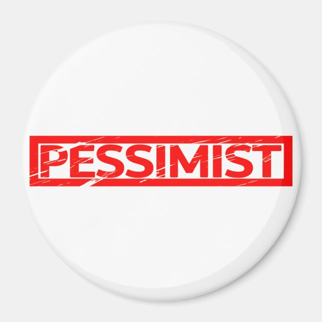 Íman Carimbo Pessimismo (Frente)