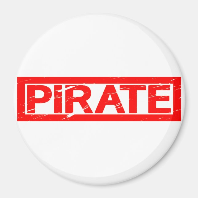 Íman Carimbo Pirata (Frente)