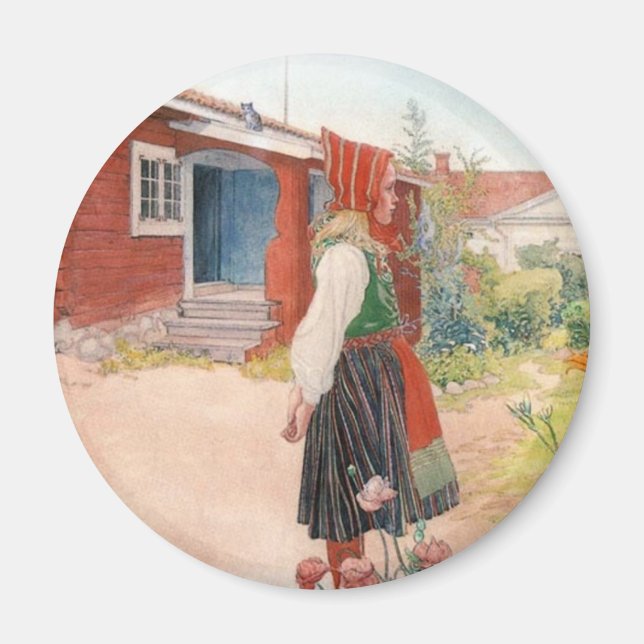 Íman Carl Larsson - A Casa Falun (Frente)