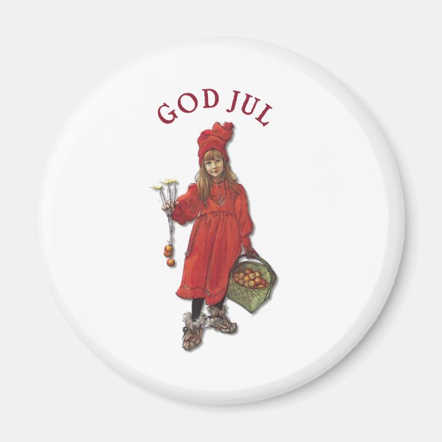 Íman Carl Larsson Brita como Iduna (Frente)