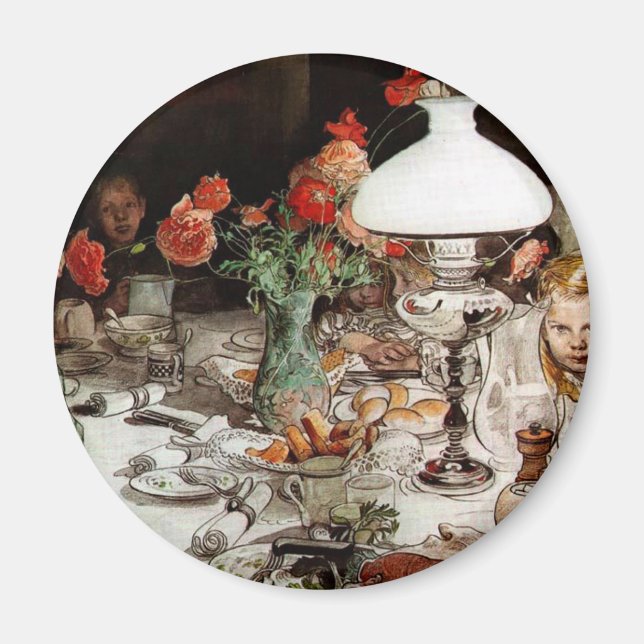 Íman Carl Larsson - Em Torno da Lâmpada (Frente)