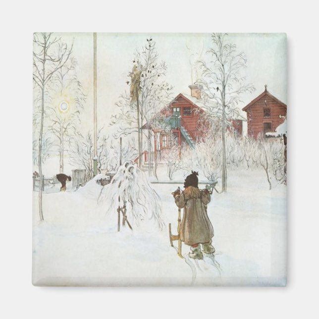 Íman Carl Larsson Front Yard e Wash House (Frente)