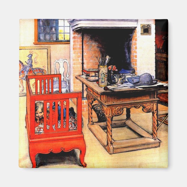 Íman Carl Larsson - Peek-a-Boo (Frente)