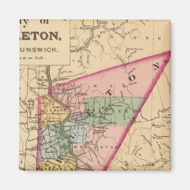 Íman Carleton Co, NB (Frente)