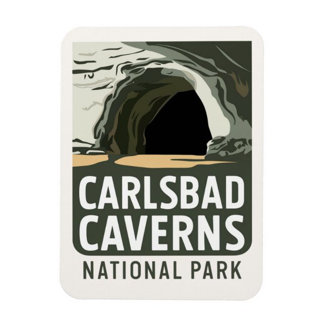 Íman Carlsbad Caverns National Park Gift ou Souvenir (Vertical)