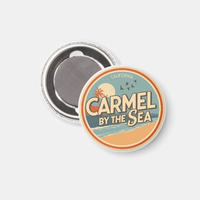 Íman Carmel by the sea beach california pacific coast (Front/Back)