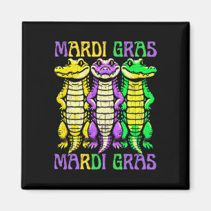 Íman Carnaval de crocodilo de Alligator Luisiana Mardi