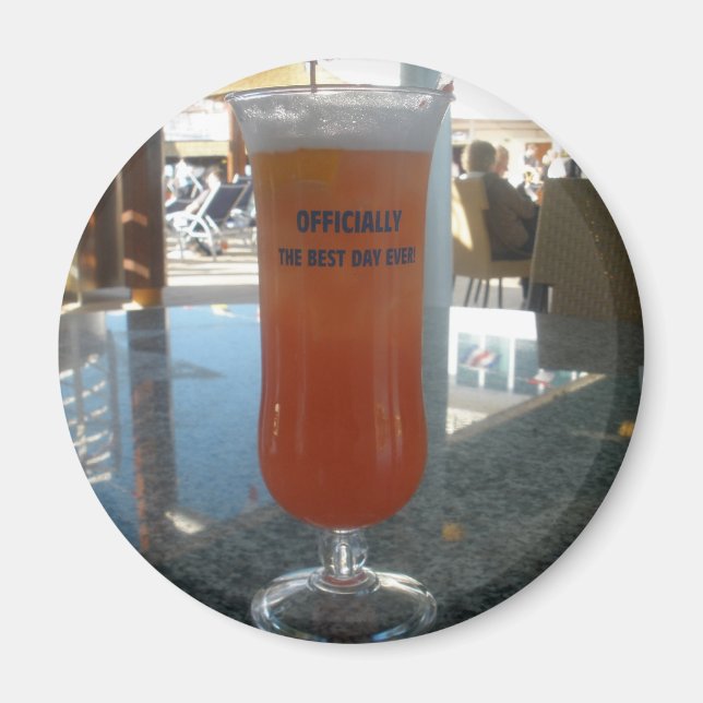 Íman Carnaval de cruzeiro, o melhor dia de todos! (Frente)