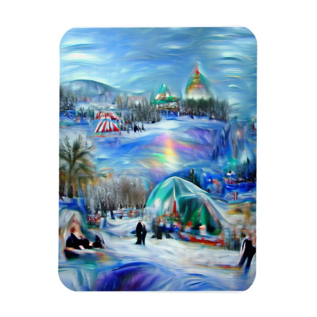 Íman Carnaval de inverno (Vertical)