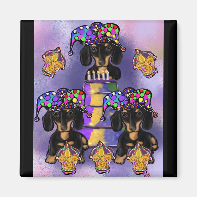 Íman Carnaval Doxie (Frente)