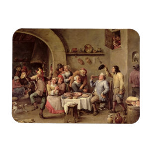 Íman Carnaval: "Le Roi Boit", 1690 (óleo no cobre)