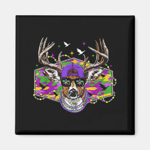 Íman Carnaval Mardi Gras Camuflagem Caça ao Veado Diver
