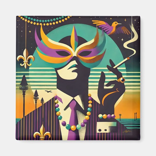 Íman Carnaval O Homem que Fuma (Frente)