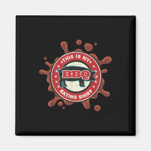 Íman Carne Engraçada De Churrasco Engraçado De Foodie -