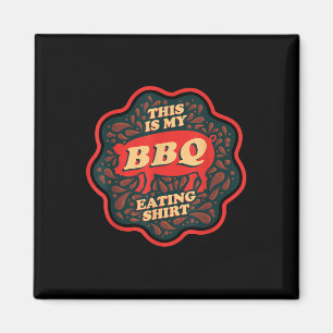 Íman Carne Engraçada De Churrasco Engraçado De Foodie -