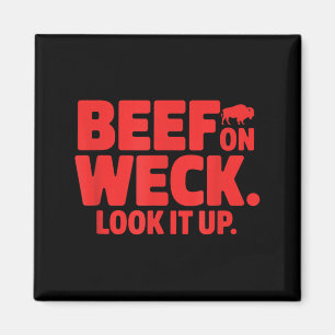 Íman Carne no Weck Veja Isso Piada de Comida de Buffalo
