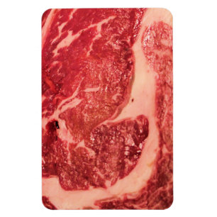 Íman Carne Vermelha Crua Premium Foto Macro de Bife M