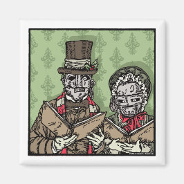 Íman Carolers de Máscara de Ferro - Feriado do Gótico d