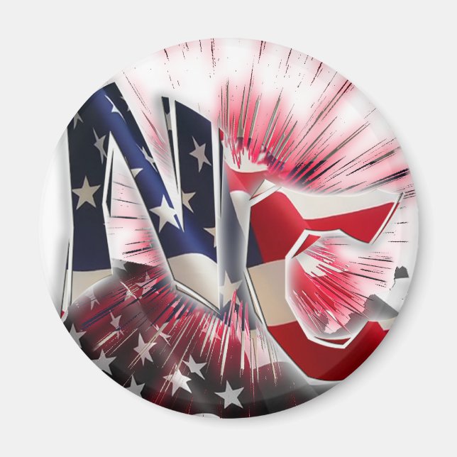 Íman Carolina do Norte (Frente)