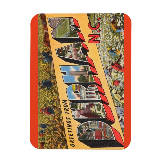 Íman Carolina do Norte, Durham Magnet (Vertical)