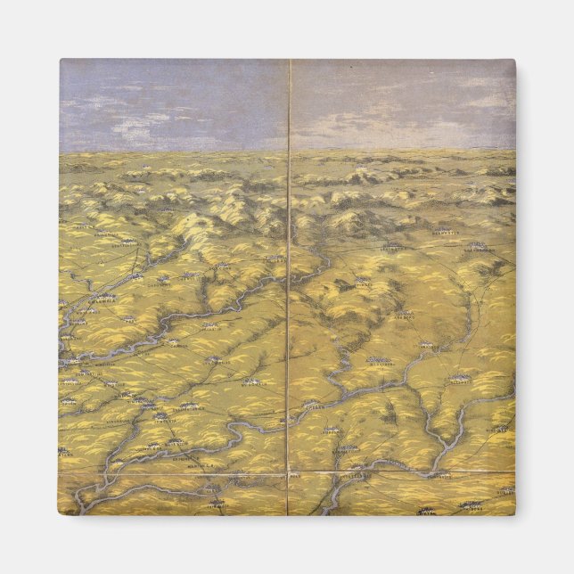 Íman Carolina do Norte e do Sul (Frente)