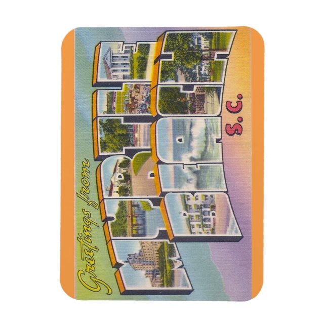 Íman Carolina do Sul, Myrtle Beach Magnet (Vertical)