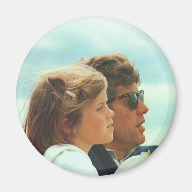 Íman Caroline e John F. Kennedy (Frente)