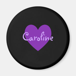 Íman Caroline em Roxo