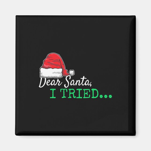 Íman Caros Papais noeis, Eu Tentei Natal (Frente)